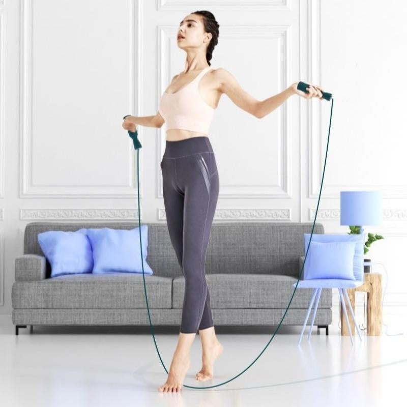 Adjustable Skipping Rope, Non-Slip Handle Jump Rope, Fitness Equipment for Men & Women, Home Workout Equipment, Training Equipment, Exercise Equipment, Father'S Day Gifts, Home Gym Kit