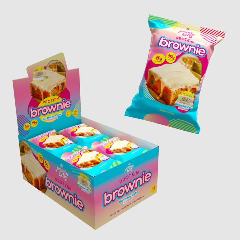 AP Prime Bites Protein Brownies - Protein plus Collagen 12 Pack