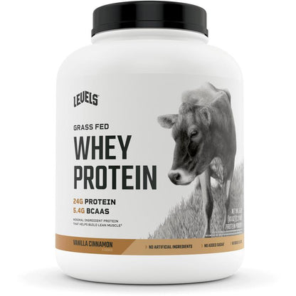 Levels Whey Protein, Grass Fed, No Artificial Ingredients, 24G of Protein