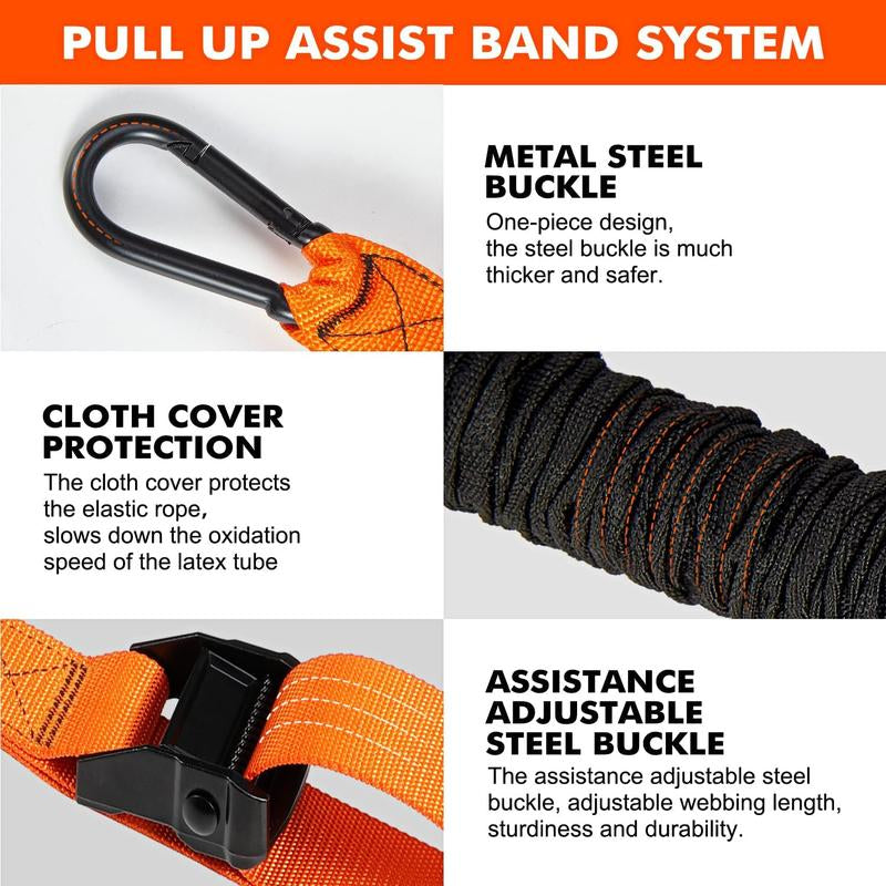 Pull up Assist Band, 1 Set Adjustable Weight Knee Support Strength Training, Strength Training Equipment for Home Gym Workout, Stretch Rope, Exercise Equipment, Fitness Equipment