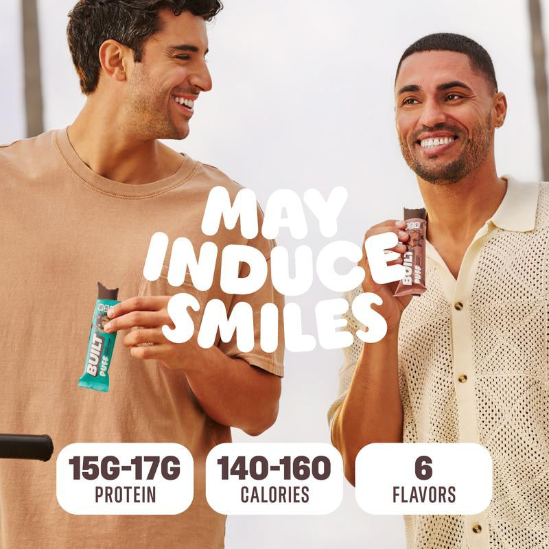 Built Bar Mixed Variety Box - 12 Protein Packed Puffs
