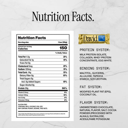 JUMBO VARIETY PACK (2X All Flavors) – David Protein – High Protein Snack Cookies Healthy