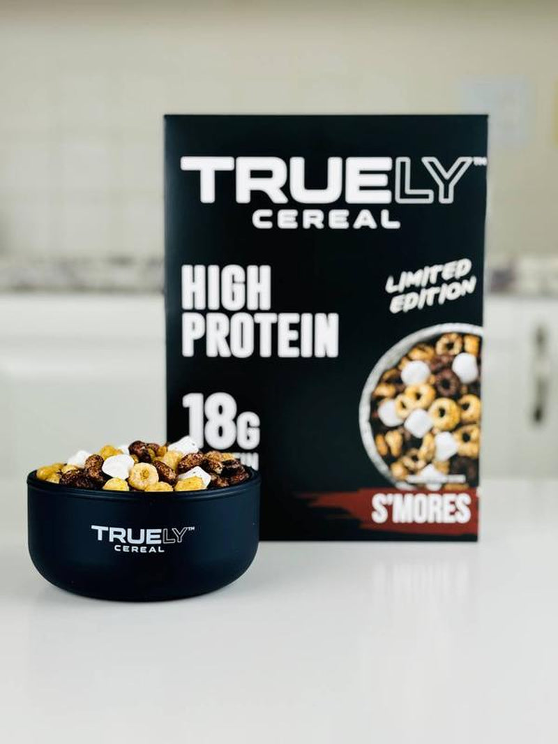 Truely Cereal High Protein Breakfast Cereal, 18G Protein. Variety Pack of 4