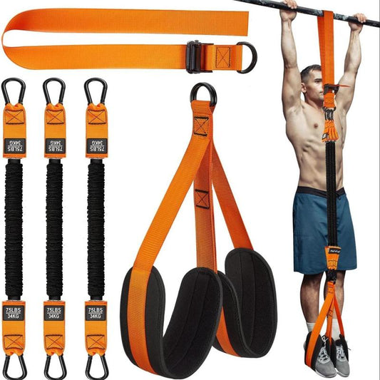 Pull up Assist Band, 1 Set Adjustable Weight Knee Support Strength Training, Strength Training Equipment for Home Gym Workout, Stretch Rope, Exercise Equipment, Fitness Equipment