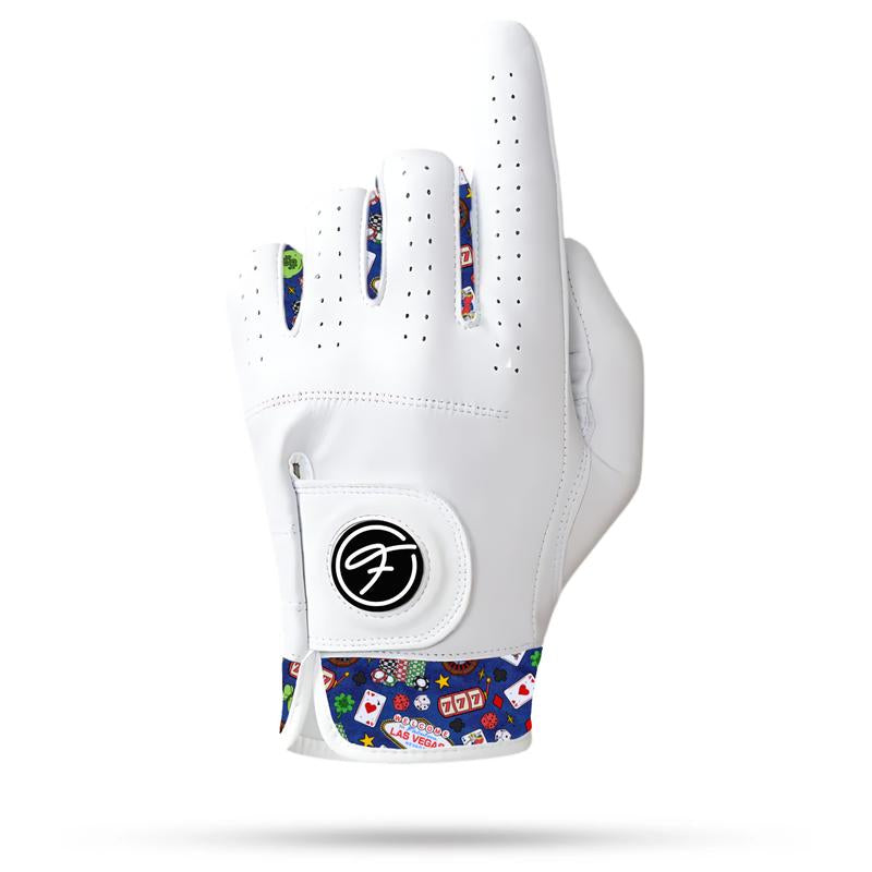 Fore Show Premium Golf Glove – 100% AAA Cabretta Leather Golf Gloves for Men & Women - Left & Right Handed Golfers - Cool Golfer Accessory Gift
