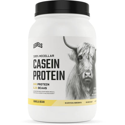 Levels Casein Protein, 100% Micellar, No Artificial Ingredients, 24G of Protein