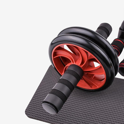 Home Workout Equipment, 7 Counts Abdominal Roller Wheel, H Push up Bars, Skipping Rope, Hand Grip Trainer, Resistance Band & Mat, Fitness Equipment for Ab Training, Adjustable Dumbbells, Calisthenics Equipment, Stomach Workout Equipment