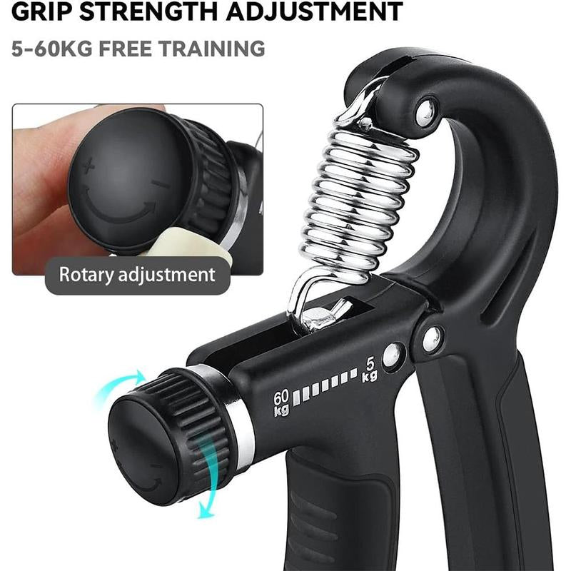 Workout Hand Grip Strength Trainer, 11Lbs-132Lbs Hand Grip Exerciser, Exercise Hand Grip Strengthener, Workout Equipment, Home Gym Equipment, Valentine'S Day Gift, Exercise Fitness Equipment