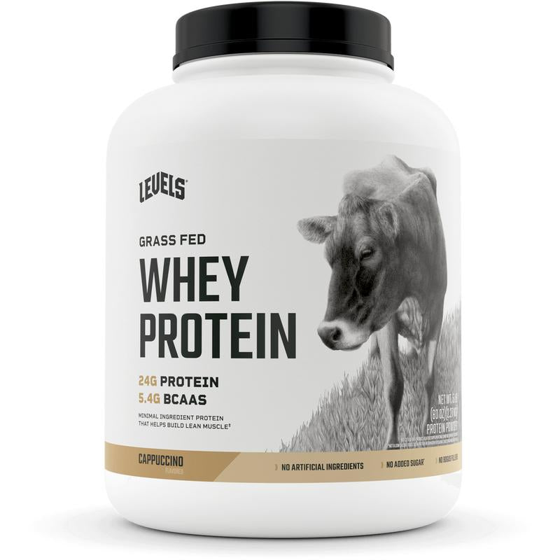 Levels Whey Protein, Grass Fed, No Artificial Ingredients, 24G of Protein
