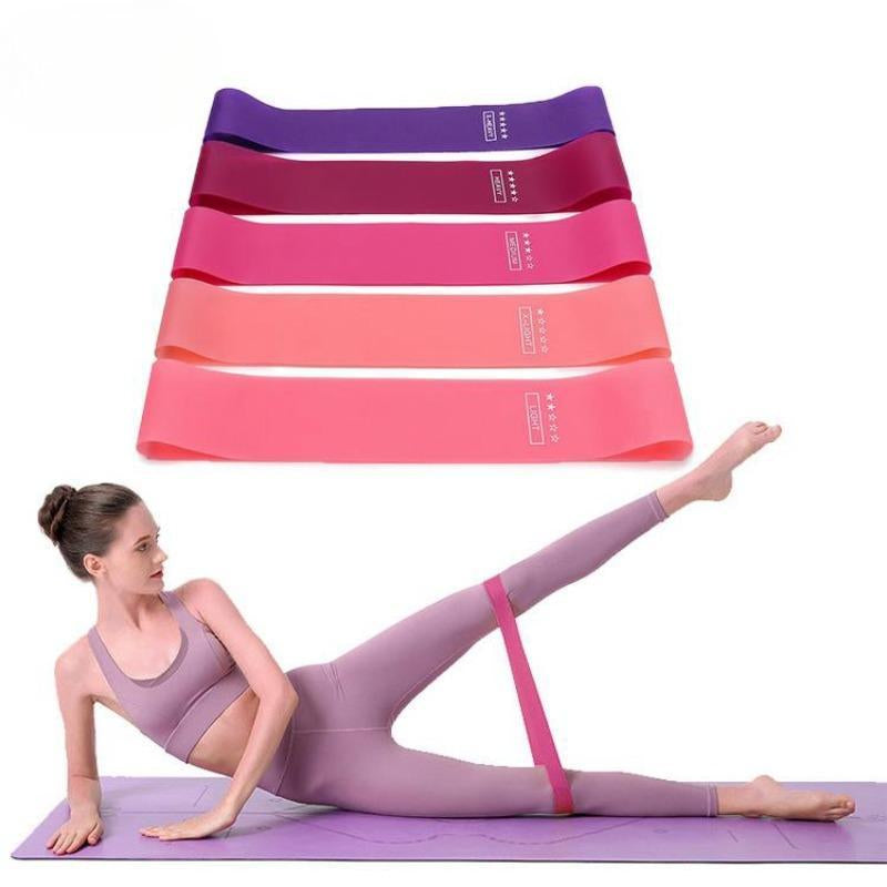 Resistance Band, Elastic Fitness Band, 5 Counts/Set Workout Equipment & Exercise Band for Arms, Gym Exercise Stretching Training Equipment, Gymtok, Home Gym Equipment, Valentine'S Day Gift