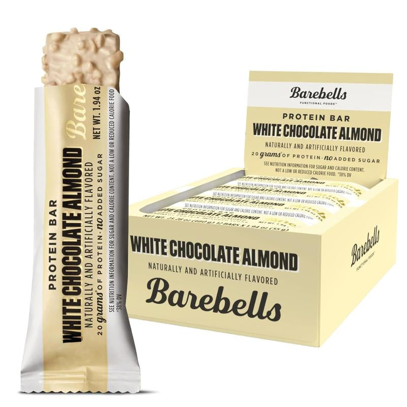 Barebells Protein Bars, 12 Pack - Perfect on the Go Protein Snack & Breakfast Bars with 20G of Protein