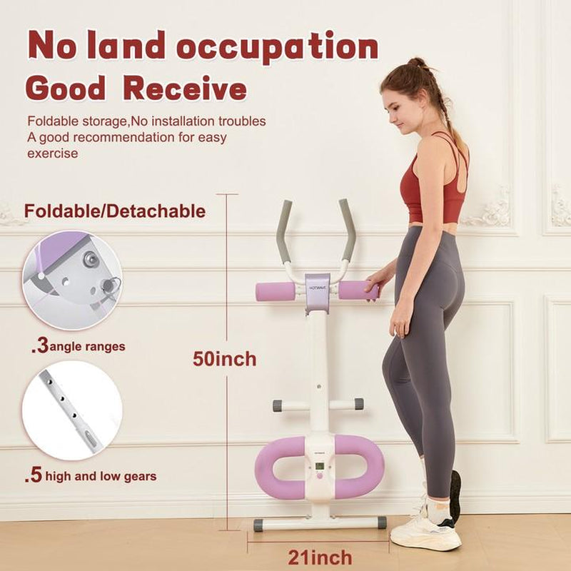HOTWAVE ABS Workout Equipment Ab Strength Fitness Equipment Multi-Functional Training Equipment Foldable Home
