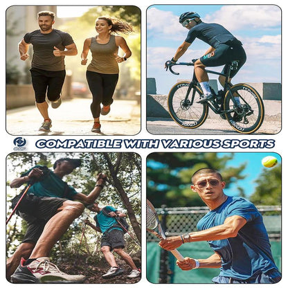 OKP Five Pack Men'S Highly Elastic Moisture-Wicking T-Shirt Soft, Quick-Drying, Breathable Sports Solid Color Short-Sleeved round Neck Running Fitness Lightweight Top, Four Seasons Gym Wear Cycling