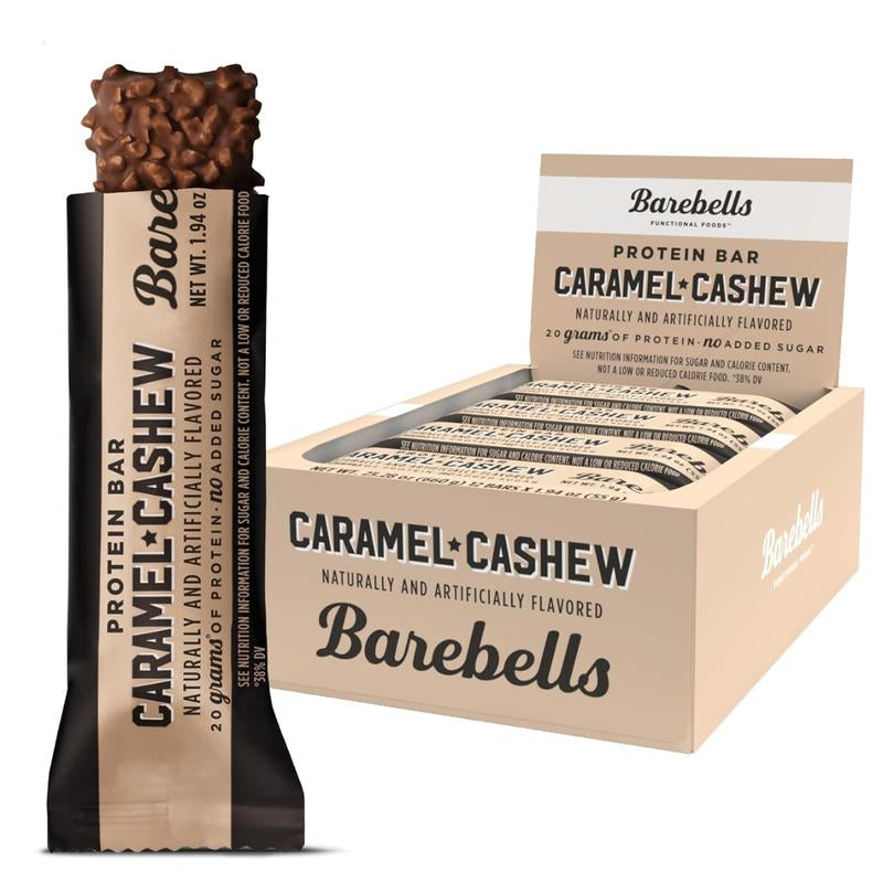 Barebells Protein Bars, 12 Pack - Perfect on the Go Protein Snack & Breakfast Bars with 20G of Protein