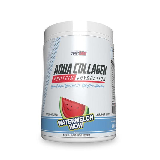 Ehplabs Aqua Collagen Protein + Hydration Watermelon Wow - Protein Water Healthcare Dietary Fitness Supplement Edible