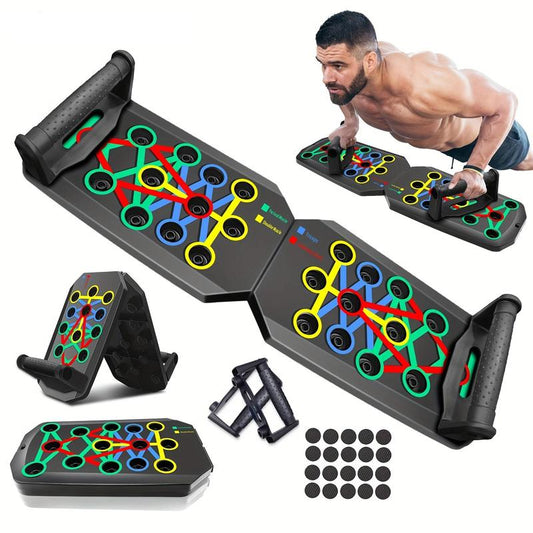 Foldable Push up Board, Portable Push up Bar, Pushup Handles for Floor, Strength Training Exercise Equipment, Fitness Equipment, Push up Handles, Strength Training Equipment, Men Gifts, Workout Machine, Gym Accessories, Home Gym Equipment, Home Gym System