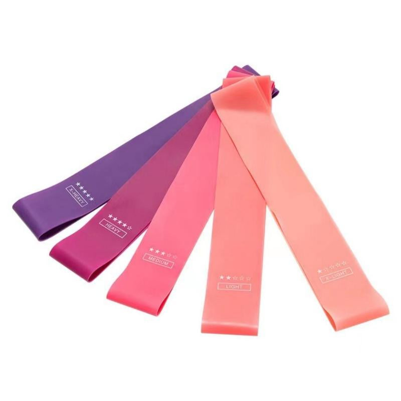 Resistance Band, Elastic Fitness Band, 5 Counts/Set Workout Equipment & Exercise Band for Arms, Gym Exercise Stretching Training Equipment, Gymtok, Home Gym Equipment, Valentine'S Day Gift