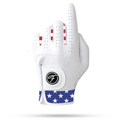 Fore Show Premium Golf Glove – 100% AAA Cabretta Leather Golf Gloves for Men & Women - Left & Right Handed Golfers - Cool Golfer Accessory Gift