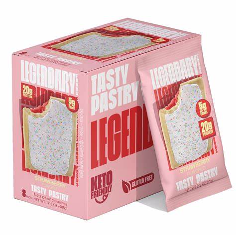 Pastel de proteína de fresa