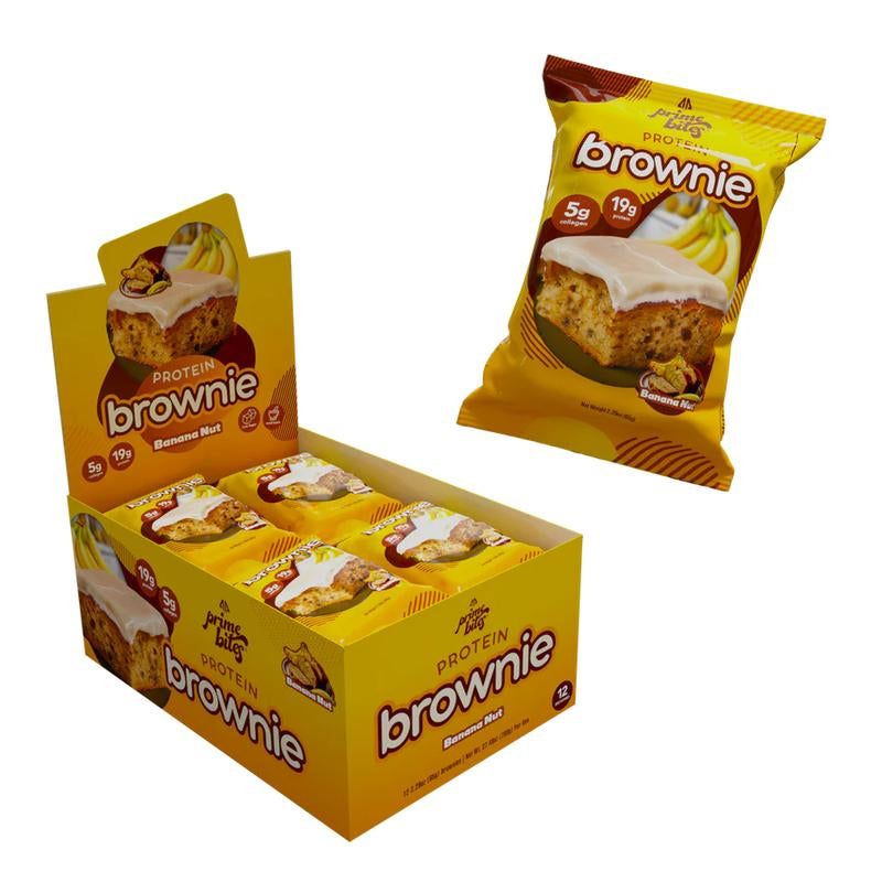 AP Prime Bites Protein Brownies - Protein plus Collagen 12 Pack