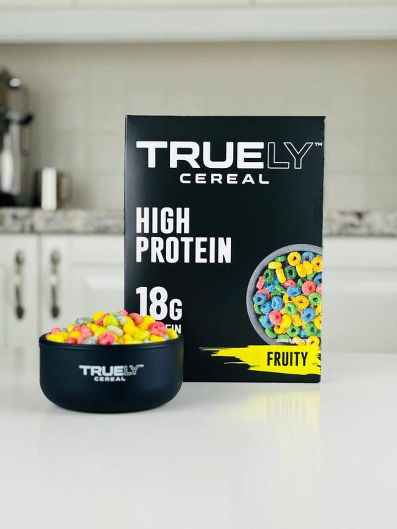 Truely Cereal High Protein Breakfast Cereal, 18G Protein. Variety Pack of 4