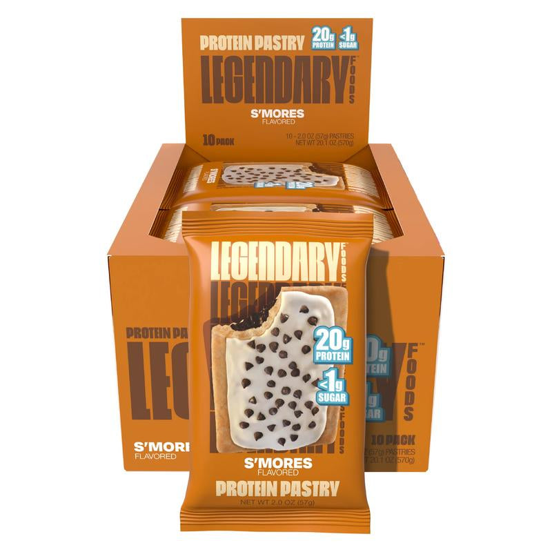 Legendary Foods Protein Pastry - Box of 10 - 20G Protein per Snack