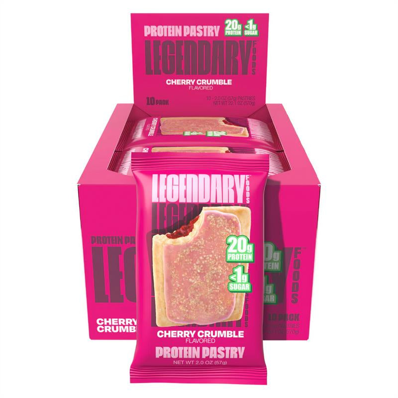 Legendary Foods Protein Pastry - Box of 10 - 20G Protein per Snack