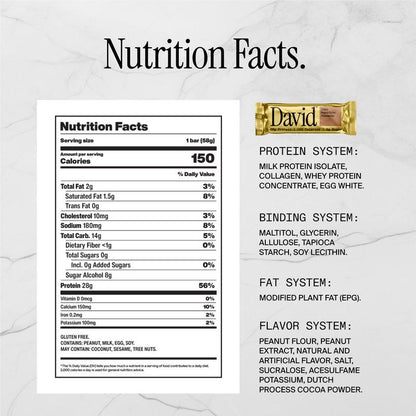 JUMBO VARIETY PACK (2X All Flavors) – David Protein – High Protein Snack Cookies Healthy