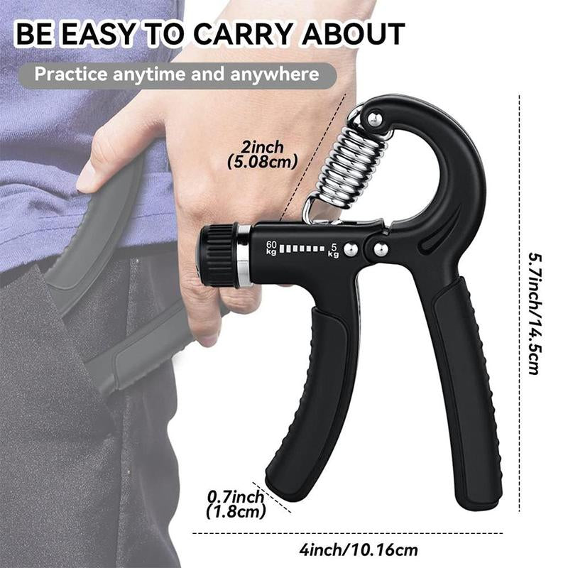 Workout Hand Grip Strength Trainer, 11Lbs-132Lbs Hand Grip Exerciser, Exercise Hand Grip Strengthener, Workout Equipment, Home Gym Equipment, Valentine'S Day Gift, Exercise Fitness Equipment