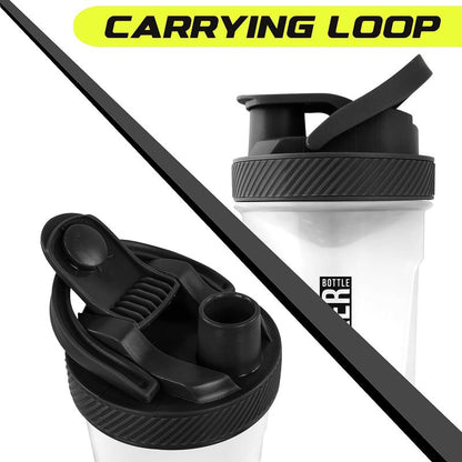 2-Pack Shaker Bottle - 24 Ounce Protein Shaker Bottle