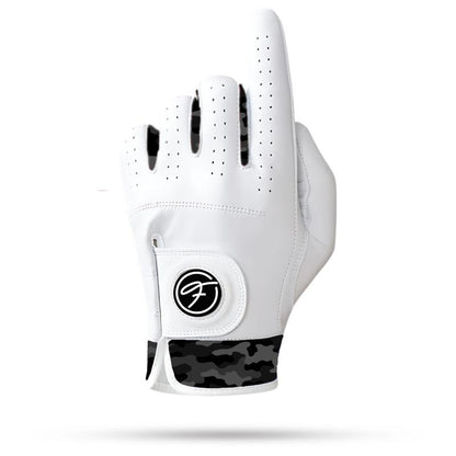 Fore Show Premium Golf Glove – 100% AAA Cabretta Leather Golf Gloves for Men & Women - Left & Right Handed Golfers - Cool Golfer Accessory Gift