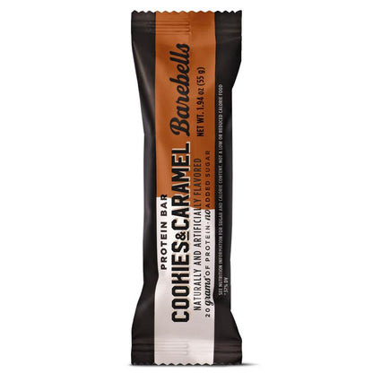 Barebells Protein Bars Cookies & Caramel with 1G of Total Sugars - 1.9Oz Bars - Snacks with 20G of High Protein - on the Go Protein Snack & Breakfast Bars