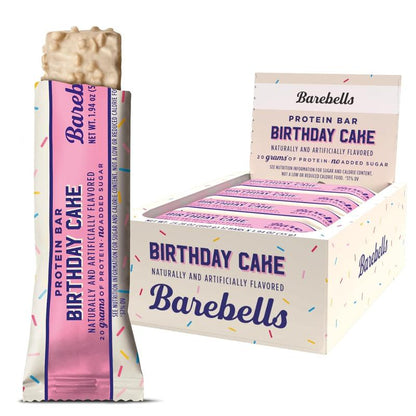 Barebells Protein Bars, 12 Pack - Perfect on the Go Protein Snack & Breakfast Bars with 20G of Protein