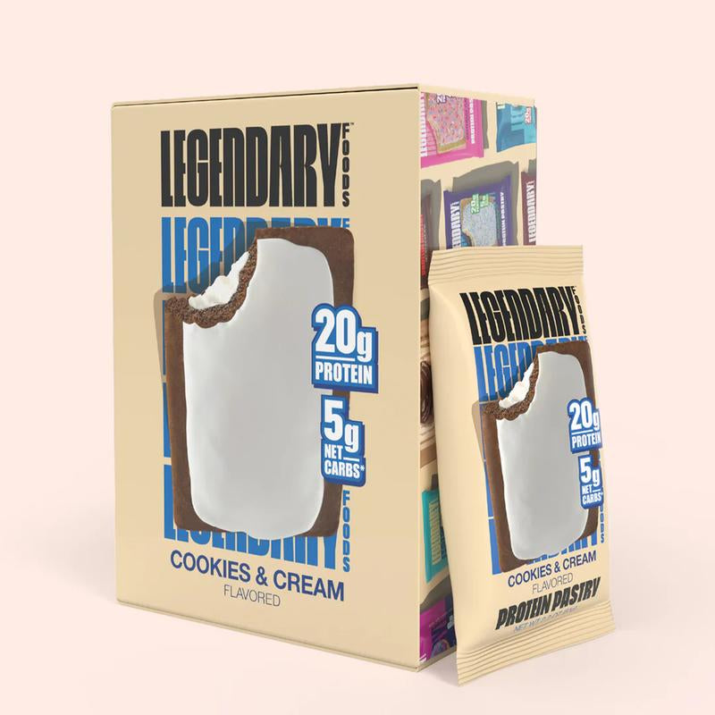 Legendary Foods Protein Pastry - Box of 10 - 20G Protein per Snack