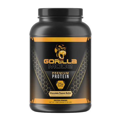Gorilla Mode Premium Whey Protein - Whey Protein Isolate & Concentrate - Protein Powder for Post Workout Recovery & Meal Replacement (30 Servings)