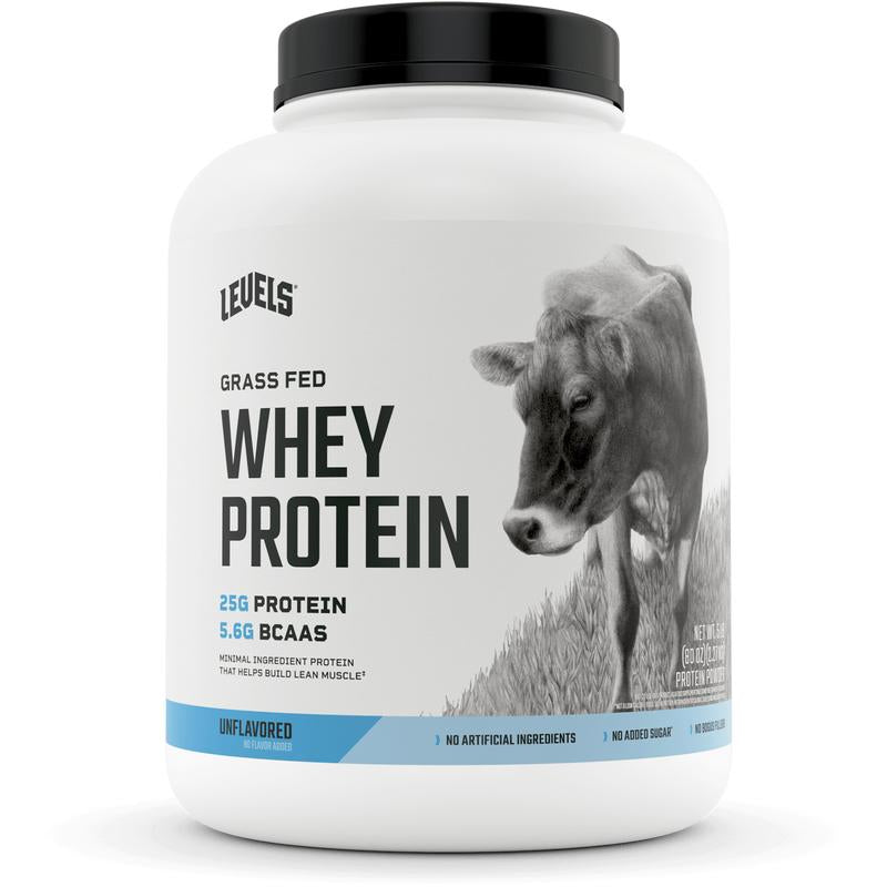 Levels Whey Protein, Grass Fed, No Artificial Ingredients, 24G of Protein